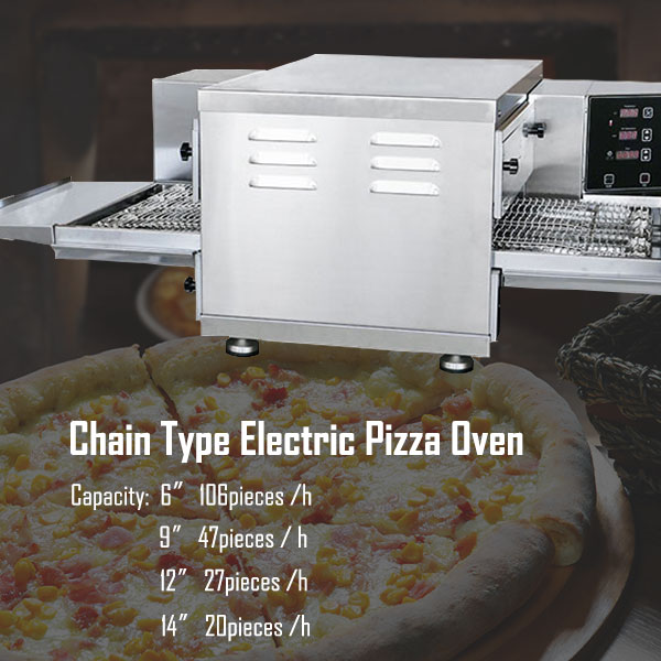 chain type pizza oven